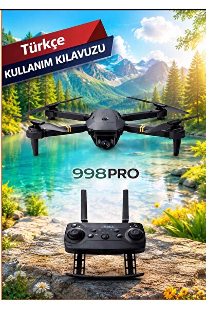 ROSE TEKNOLOJİ 998 PRO 4K HD KATLANABİLİR GÖVDE UYGULAMA KONTROLÜ 360 DÖNME Ç...