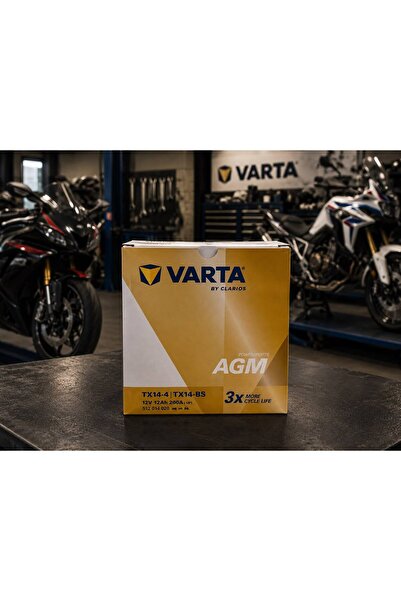 Varta TX12-4/TX12-BS AGM Volvo ve Mercedes Yedekleme Aküsü