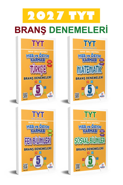 Kurul Yayıncılık 2027 TYT Branş Denemeleri Seti Video Çözümlü