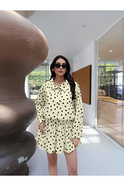 ESRAHELVACI Eh Collection Polka Dot Balloon Skirt Set