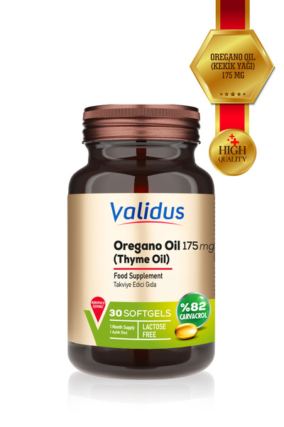 Validus Oregano Oil 30 Softgel ( Kekik Yağı Softgel) %82 Carvacrol
