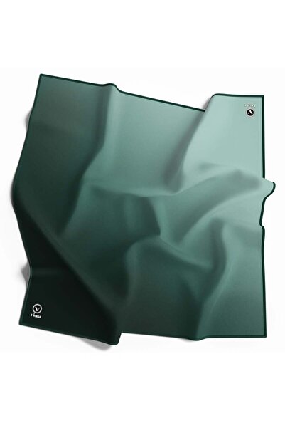 VİOLLA Twill Degrade Desenli Mint Yeşili Renkli 90x90 Eşarp (İpek İçermez) Di...