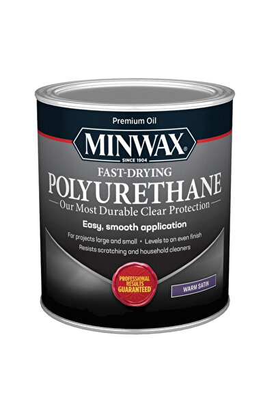 Minwax بولي يوريثان سريع الجفاف بلمسة نهائية ساتان دافئة 946 مل