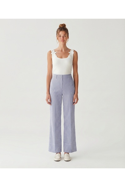 Yargıcı Straight High Waist Pants