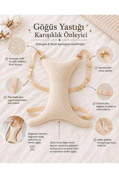 harmony dirndl Göğüs Arası Yastığı Dekolte Bölgesi Kırışıklık Önleyici Yastık...