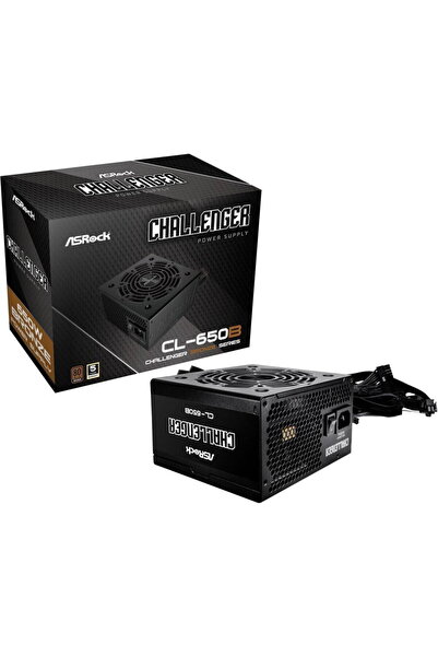 ASROCK 90-UXC065-BNEAAA, 650 W, ATX 2.52, Negru