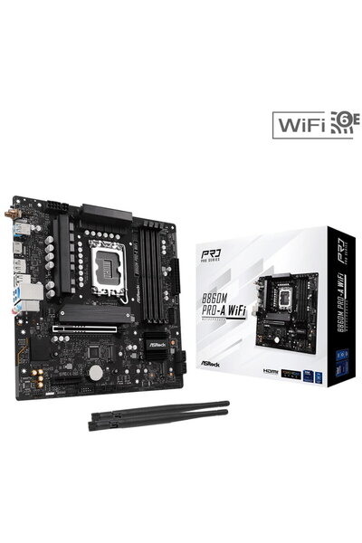ASROCK Placă de bază Micro-ATX B860M Pro-A WiFi DDR5 PCIe 5.0