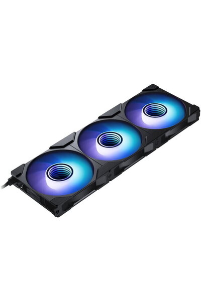 Phanteks M25 Gen2 PWM D-RGB Fan, 3-Pack - Reverse Blade, 120mm, Black