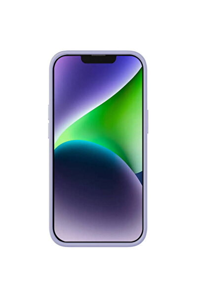 Baseus Husă din silicon lichid pentru iPhone 14 Plus (lavandă) + sticlă secur...