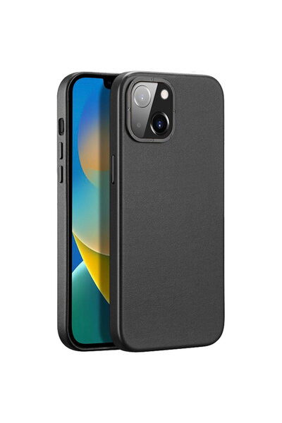Dux Ducis Husa Capac Spate Grit Piele Negru APPLE Iphone 14 Plus