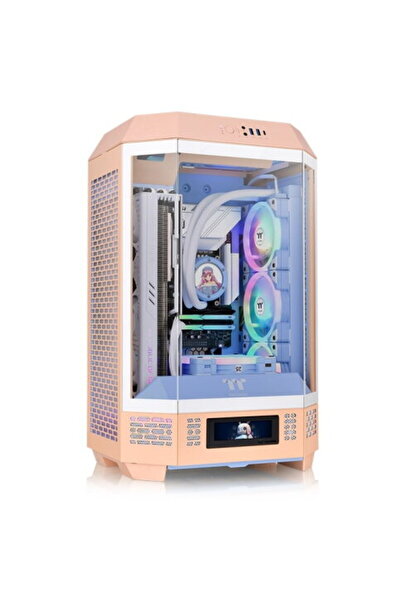 THERMALTAKE Micro Tower Fara sursa The Tower 300 Peach Fuzz