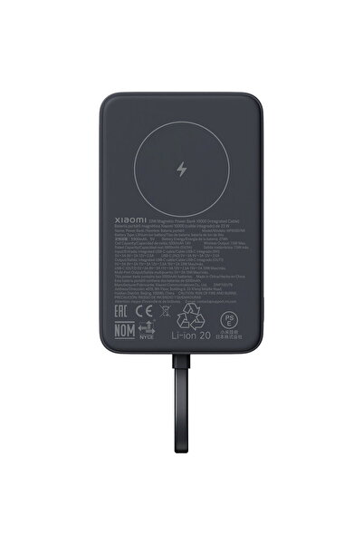 Xiaomi 33W Magnetic 10000mAh, Gri
