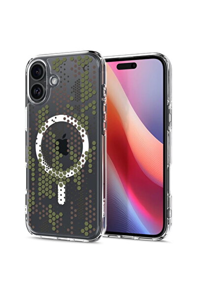 Spigen Ultra Hibrid MagSafe, camuflaj digital - iPhone 16