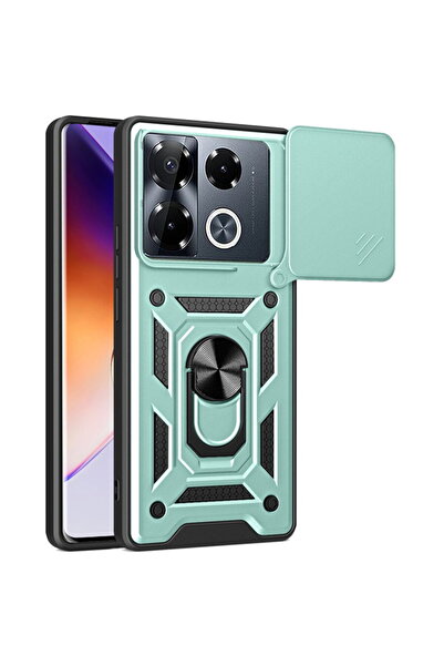 Techsuit Husă pentru Infinix Note 40 Pro+ - Seria CamShield - Verde