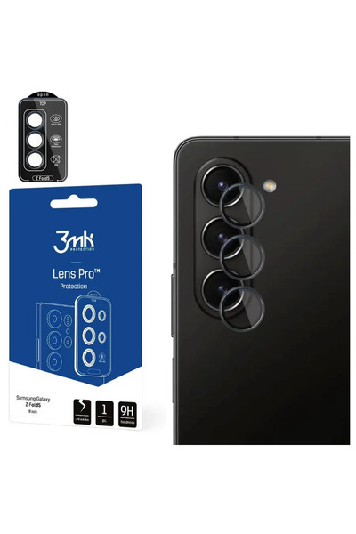 3MK Samsung Galaxy Z Fold 5 - Protecție Lentilă Pro Negru