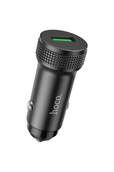 Hoco Зарядно за кола (Z49A) - USB 3.0, Бързо зареждане, Универсална съвместим...
