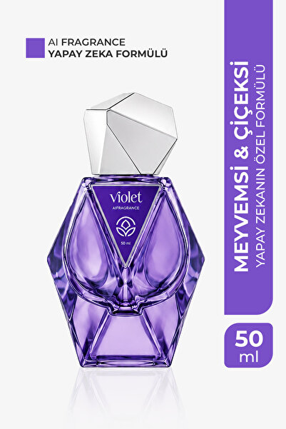 Oler AI Fragrance Violet EDP Kadın Parfüm 50ml | Raspberry | Violet | Gül | P...