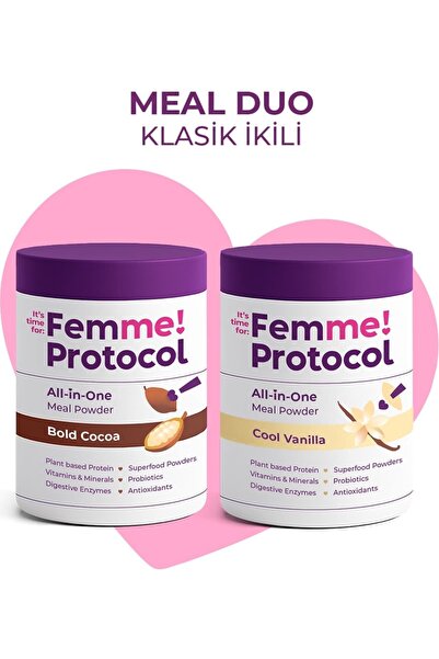 Femme Protocol Meal Duo Classic Duo: Bold Cocoa + Cool Vanilla