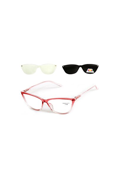 Alpin Eyewear Γυαλιά Πρεσβυωπίας Clip-on ALPIN 10644 Ρόζ-+1.50-Pink 3 σε 1 με...