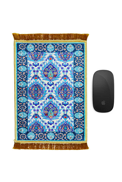 Bursa İpek Mousepad decorativ mic, albastru, covor
