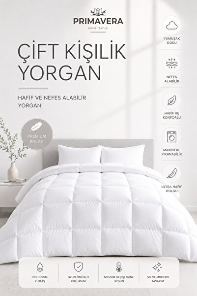 Primavera Home Çift Kişilik Antialerjik Microfiber Yorgan 195x215