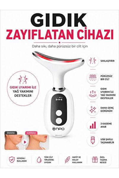 Veltrex Gıdık zayıflamak Boyun Ve Yüz Ems Güzellik Cihazı ( Gıdık, leke-gider...