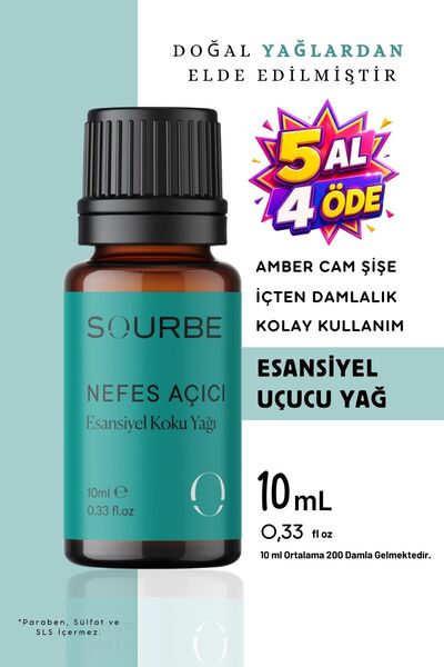 SOURBE Nefes Açıcı Buhurdanlık Yağı Esansiyel Yağ Ortam Oda Kokusu Difüzör Es...