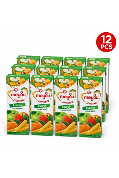 Meysu Nectar Dinamic Mix Fructe Set 12 Buc 200 Ml