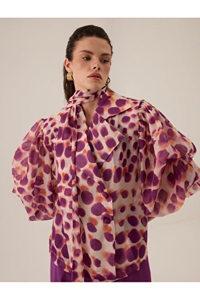 Fii Style Fashion Mor Solaris ceket