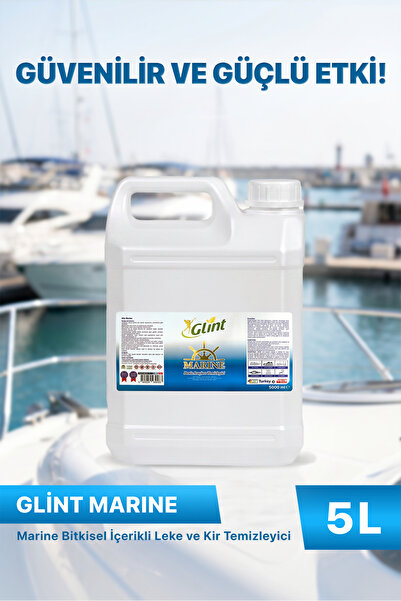GLİNT Marine Bitkisel İçerikli Deniz Araçları Temizleyici 5 Litre Tekne Yat İçin