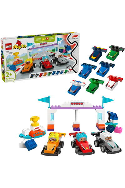 LEGO DUPLO Town Mașini de curse și piloți echipa F1 ™   aproximativ 70 de pie...