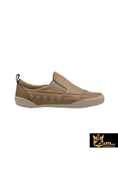 Zaim Kundura Unisex Beige Genuine Leather Shoes 505080113-1