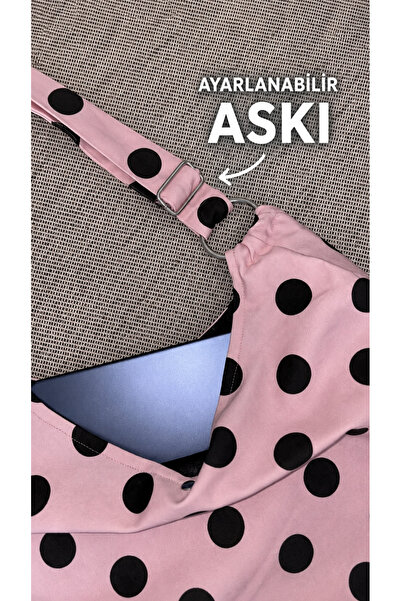 MUTE BAG Adjustable Handle Polka Bag Polka Dot Bag / Polka Dot Shoulder Bag (...