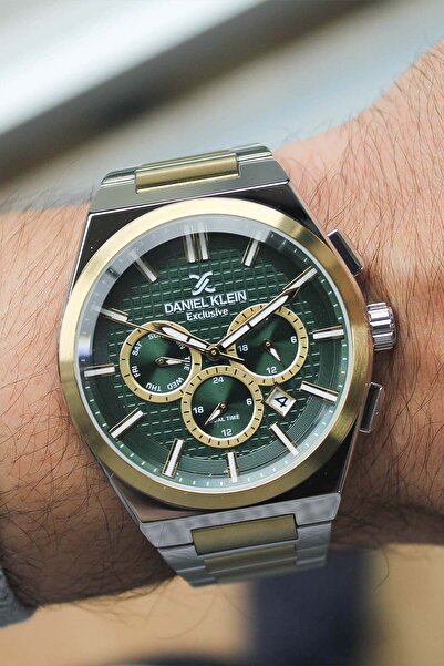 Daniel Klein ساعة يد رجالية بسوار فولاذي DK346046