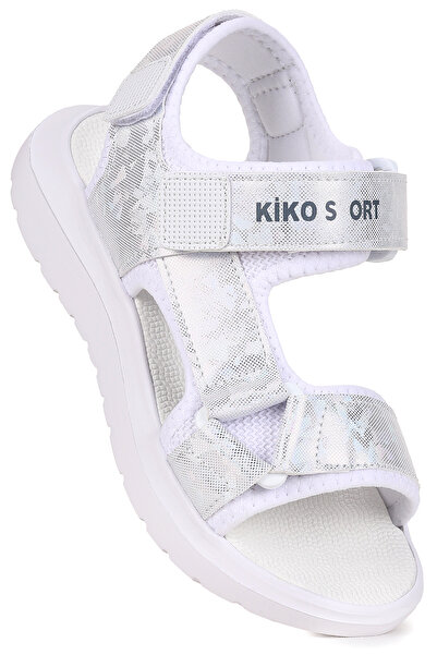 Kiko Kids أحذية صنادل للفتيات من Minuf بتصميم هولوغرام وشريط فيلكرو