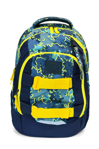 Coral High Rucsac școlar cu modele multicolore 24437