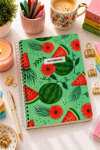 PickyTidy A5 Cellophane Coated Cover, 1 Lined, 80 Sheets, 80 Gram Notepad
