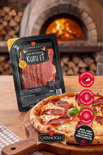 Çapanoğlu Dilimlenmiş Dana Kuru Et 60 Gr Yüksek Proteinli Glutensiz Sağlıklı ...