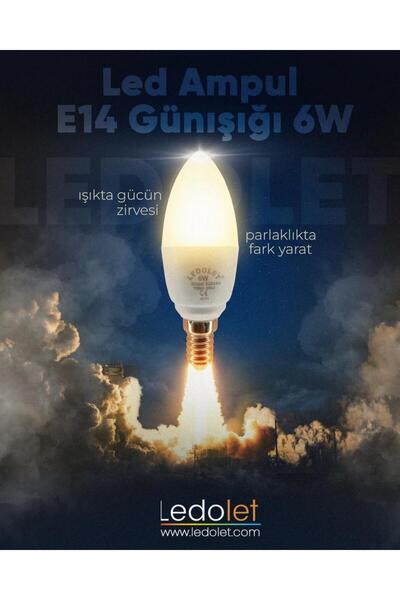 LEDOLET Mum Led Ampul 6w E14 Beyaz