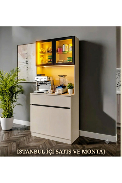 ERVA Mdf kum beji mdf Kahve köşesi