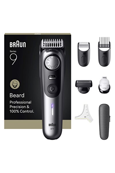 Braun Тример за брада Series 9 BT9520, технология ProBlade AutoSense, режим P...