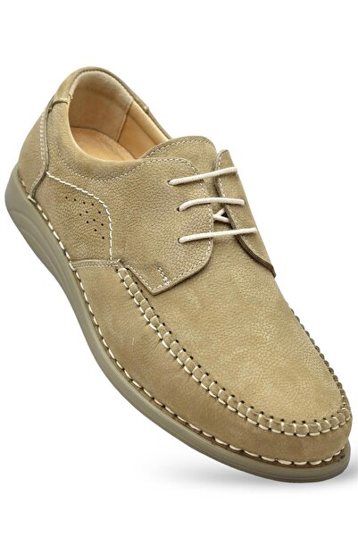 ISPARTALILAR R01 Full Orthopedic Sole Genuine Leather Nubuck Men's Shoes Casu...
