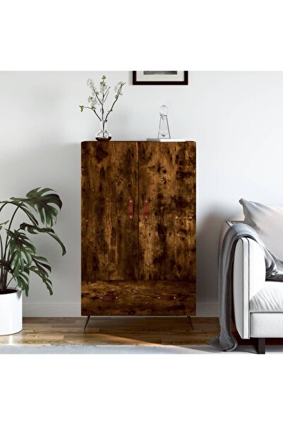 Concept Dulap înalt, stejar afumat, 69,5x31x115 cm, lemn prelucrat