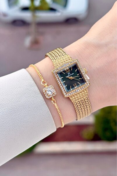 Daniel Klein Dial Green Strap Gold Color Same as in the Image 20.5 mm Women's...