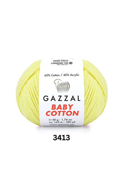 Gazzal Baby Cotton El Örgü İpi - Amigurumi İpi - 50gr