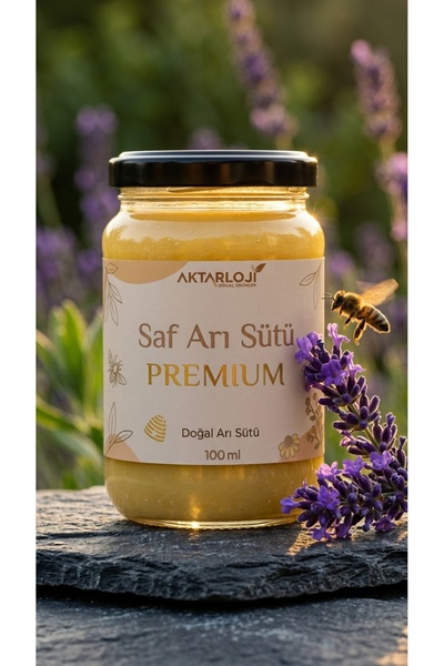 aktarloji 100 Gr Saf Arı Sütü / Soğuk Zincir Gönderimi / Ahşap Kaşık Hediyeli...