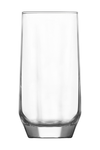 LAV Set de 3 pahare din sticlă Diamond pentru băuturi răcoritoare 385 ml (pah...
