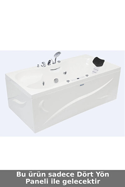 Waterway Laredo Jakuzi 150x80 H:55 Comfort Hidromasaj Sistemli Küvet Gövde Me...