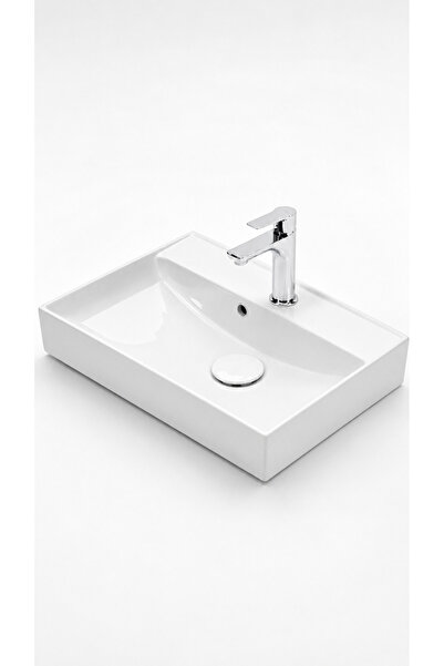 LAPİNO ETEJERLİ LAVABO 38*60 CM PARLA