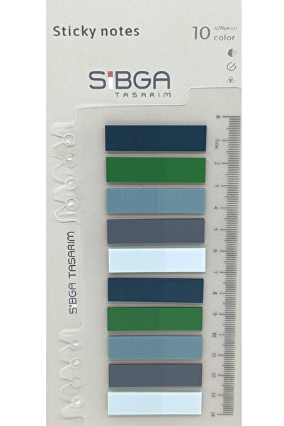 sibga tasarım Post-it colorat transparent Post-it Post-it. Semn de carte Semn...